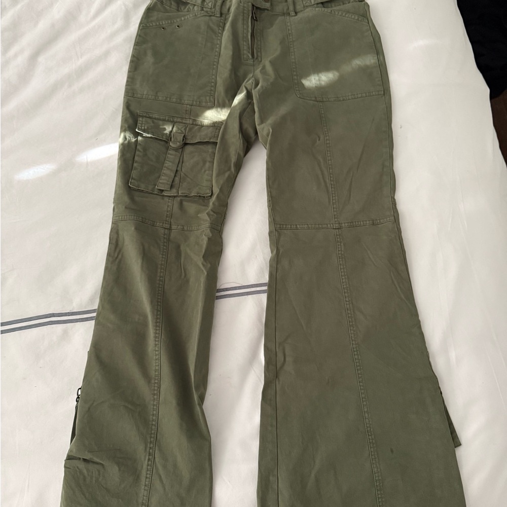 Urban Outfitters Olive Boot Cut Pants